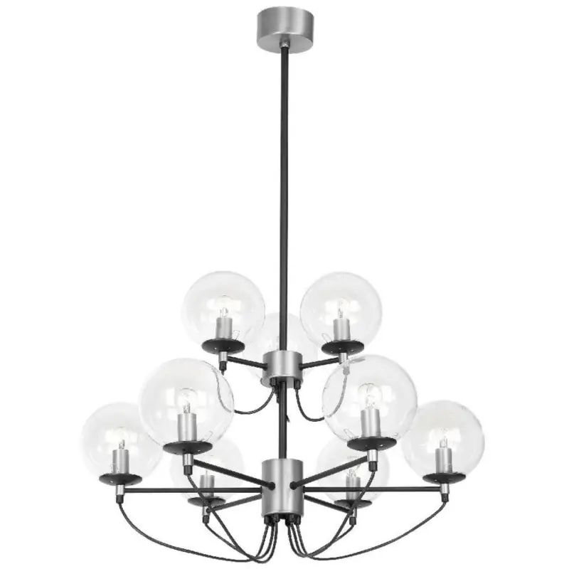 Rea Perla 9 Taklampa 95cm Silver