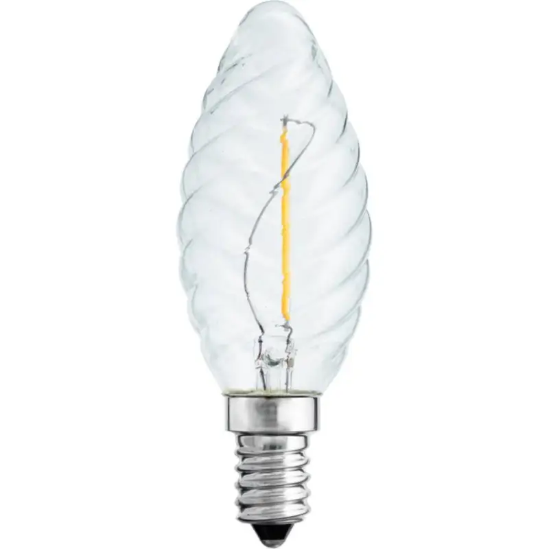 LED E14 Kron Twisted 2700K 120lm 1W(15W) Beställ nu