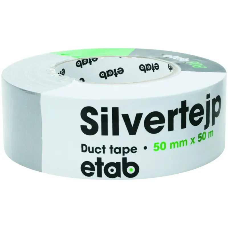 Outlet Vävtejp, Silver, Bredd 50 mm