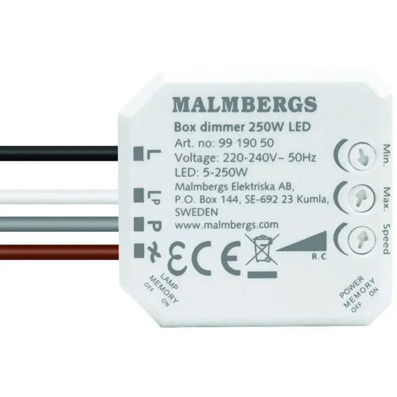 Köp nu Dosdimmer utan nolla, 5-250W LED