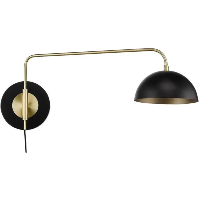 Kampanj Milano Vägglampa Svart