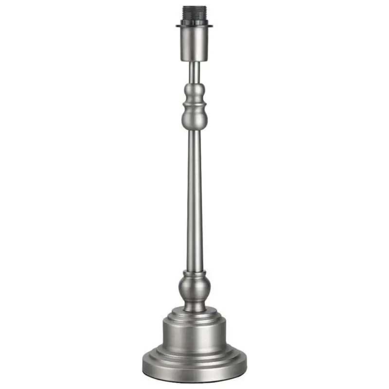 Theo Lampfot 42cm Antik nickel Begränsat erbjudande