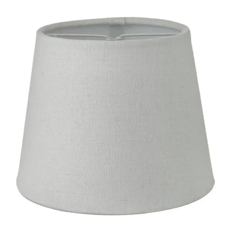 Bästa pris Linne Lampskärm Ø16cm Vit