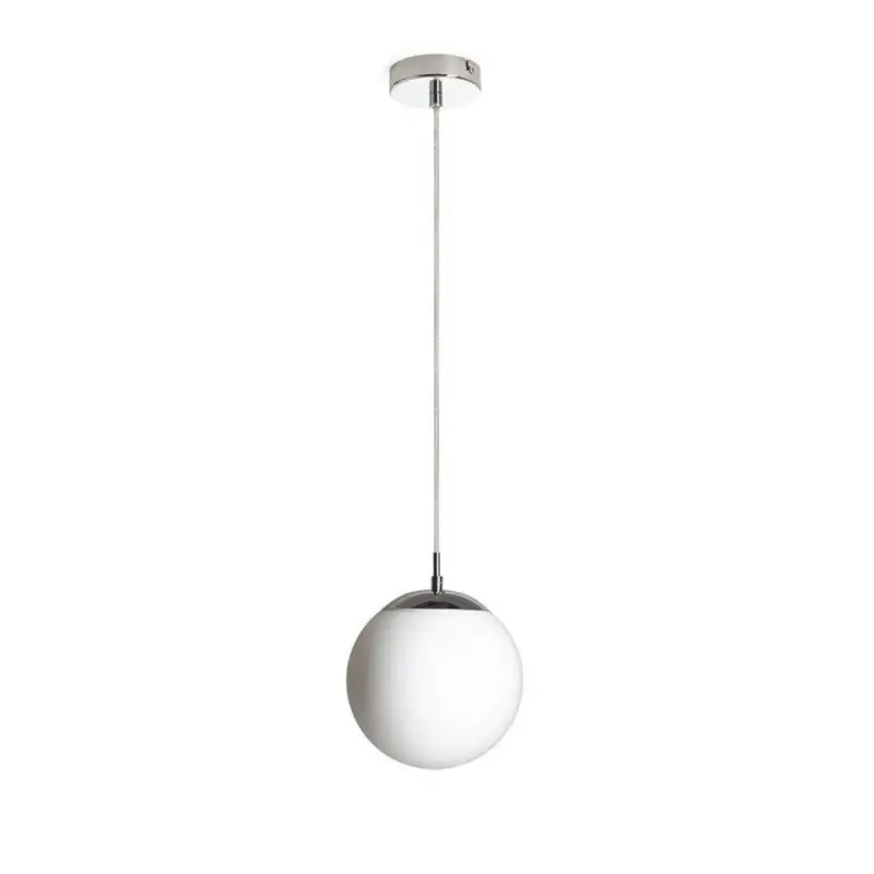 Rea Luna Taklampa Ø20cm Opalglas/Krom