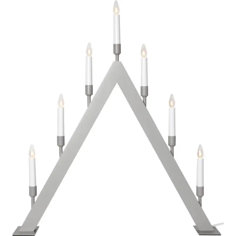 Vind Adventsljusstake 63cm Beige Kampanj