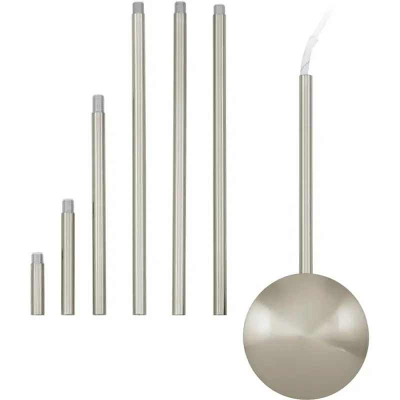 Extention Kabelkanal 157cm Nickel I lager
