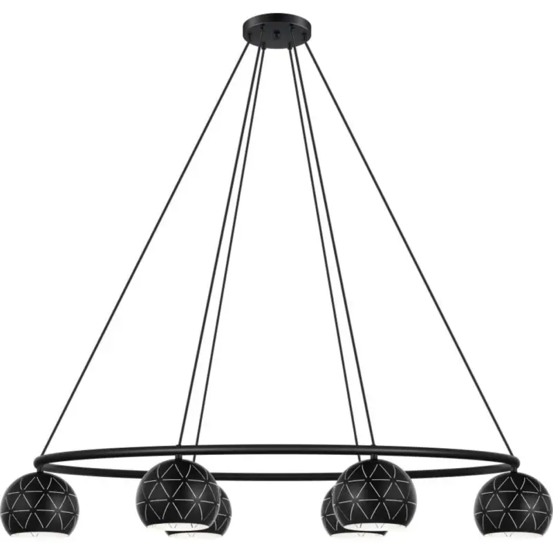 Billig Cantallops Taklampa 115cm 6L Svart