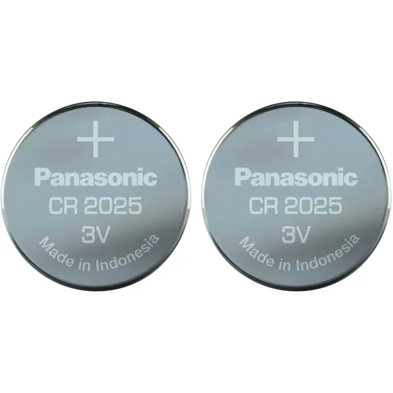 Säker betalning CR2025-batteri, Lithium 3V, 2-pack
