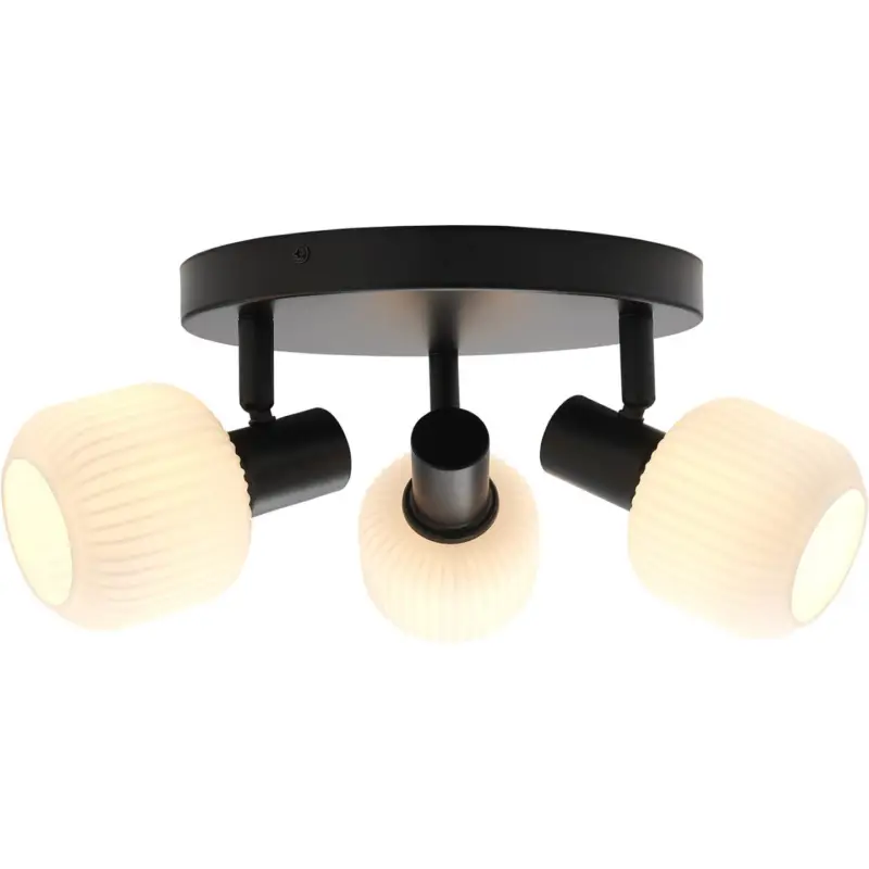 Säker betalning Milford Mini Takspotlight 25cm Svart