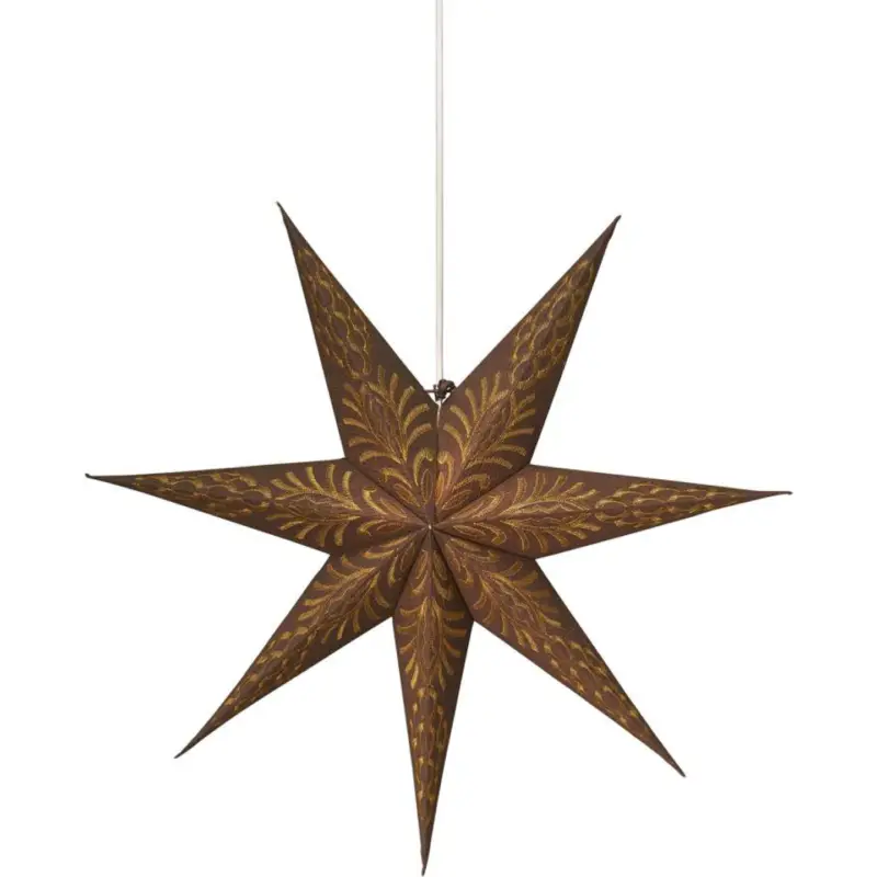 Reapris Celeste Julstjärna 60cm Brun/Guld