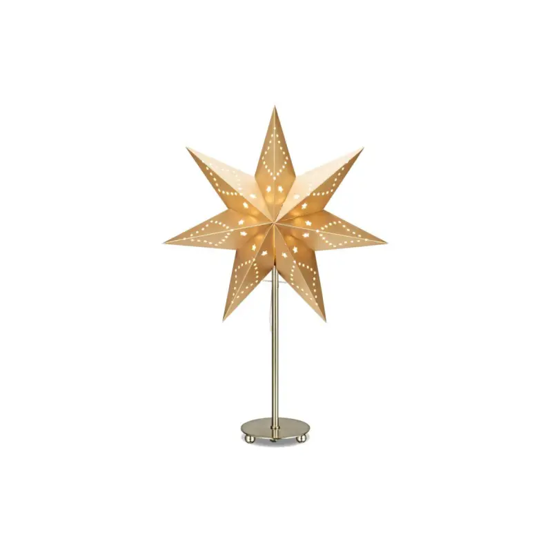 Saturnus Bordsstjärna 35cm Guld Nyhet