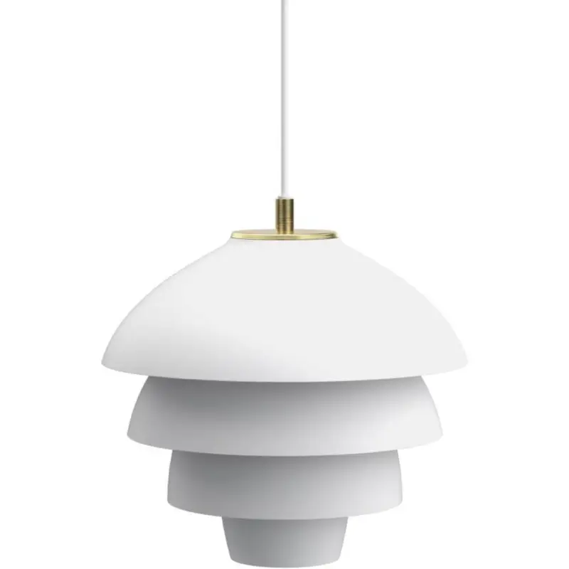 Valencia Taklampa 32cm Vit/Mässing Handla nu