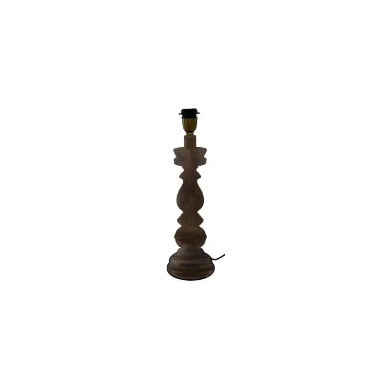 Ashford Lampfot 48cm Aged Wood Köp online