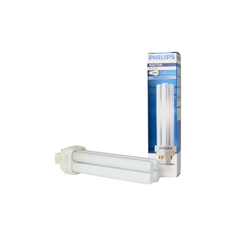 Bästa pris Philips MASTER PL-C 18W - 830 Varm Vit | 4-Stift