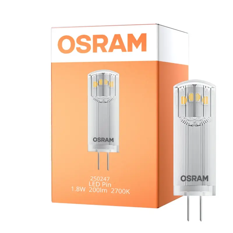 Utförsäljning Osram LED Capsule G4 Klar 1.8W 200lm - 827 Extra Varm Vit | Ersättare 20W