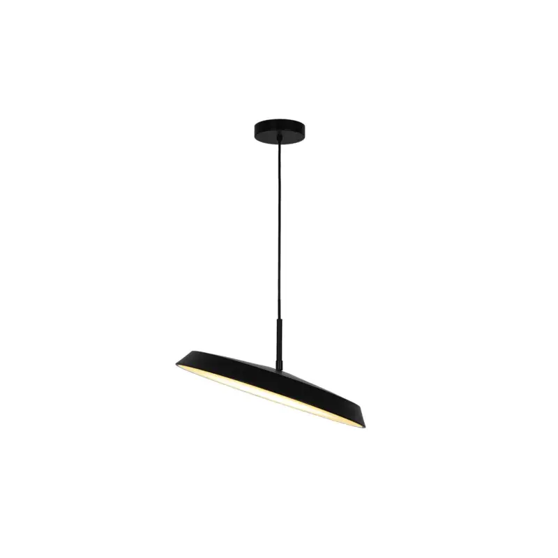 Beställ nu D'Lite Pendellampa Uxem Matt Svart 23W 1800lm - 827 Extra Varm Vit | 3-Stegs Dimbar