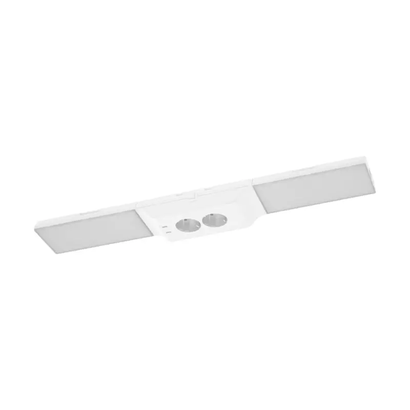 Snabb leverans Ledvance LED Allmänbruksarmatur Undercabinet Sockel Trimlös Vit 10W 500lm - 830 Varm Vit | 55cm - Fjärrkontroll - med USB