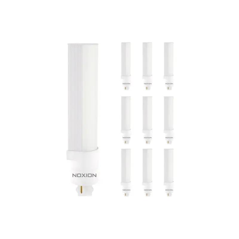 Flerpack 10x Noxion Lucent PL-C LED 6.5W 650lm - 830 Varm Vit | 2-Stift - Ersättare 18W Säker betalning