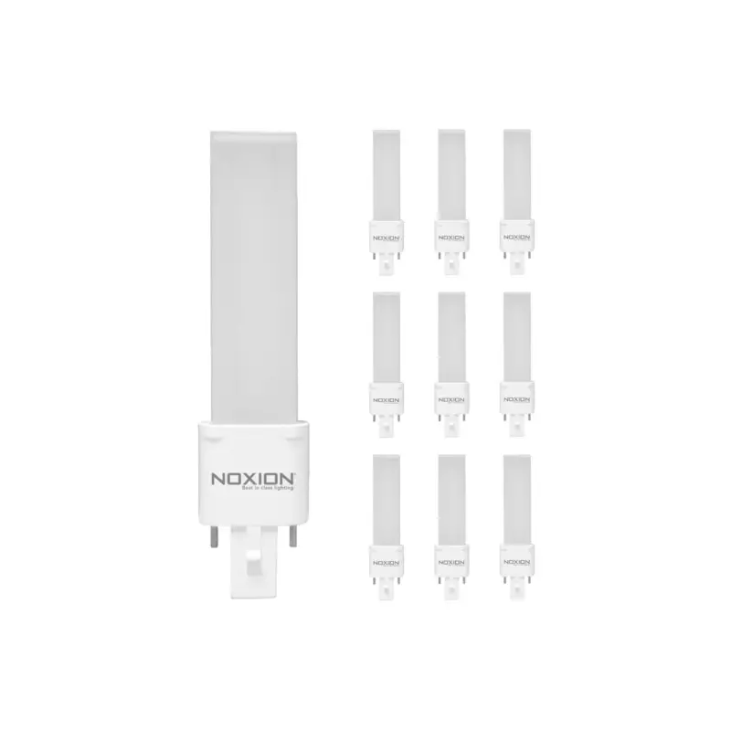 Populär Flerpack 10x Noxion Lucent PL-S LED 3.5W 403lm - 840 Kallvit | 2-Stift - Ersättare 5W