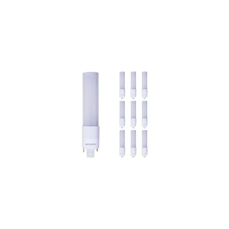 Flerpack 10x Noxion Lucent PL-C LED 9.5W 1000lm - 840 Kallvit | 2-Stift - Ersättare 26W Rabatt