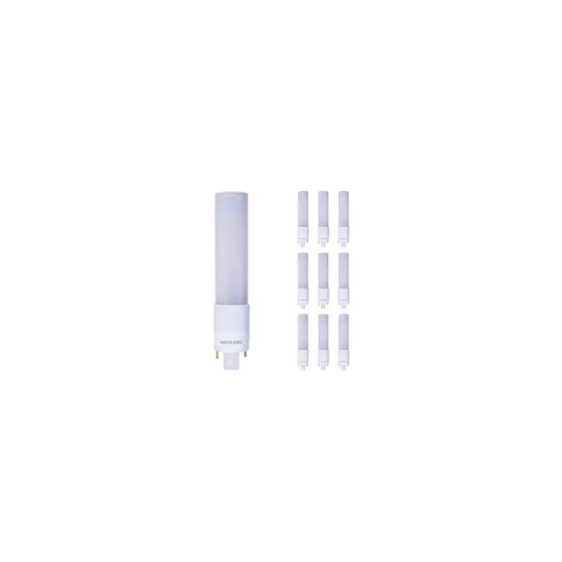 Utförsäljning Flerpack 10x Noxion Lucent PL-C LED 6.5W 700lm - 840 Kallvit | 2-Stift - Ersättare 18W