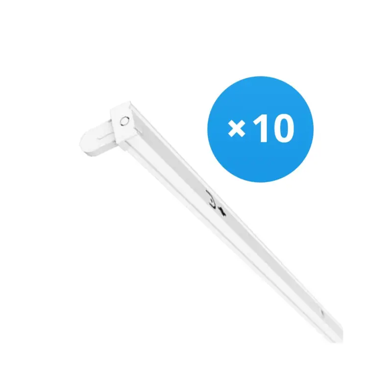 Bästa pris Flerpack 10x Noxion Allmänbruksarmatur Click LED T8 | Passande för 120cm LED Rör