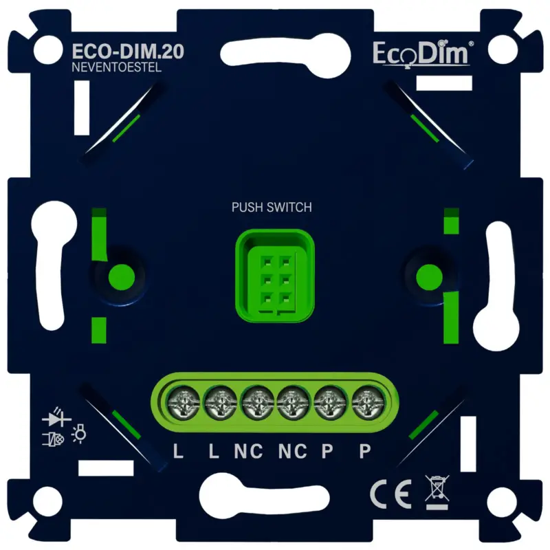 Beställ idag EcoDim.18 LED Dimmer Touch 0-250W(RLC) + EcoDim.20 Unit