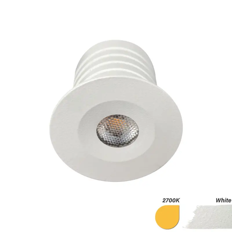 EcoDim Infälld Spot Mini Vit 2.5W 155lm 30D - 827 Extra Varm Vit | 35mm - Utskärning 28mm - IP67 - Dimbar Reapris