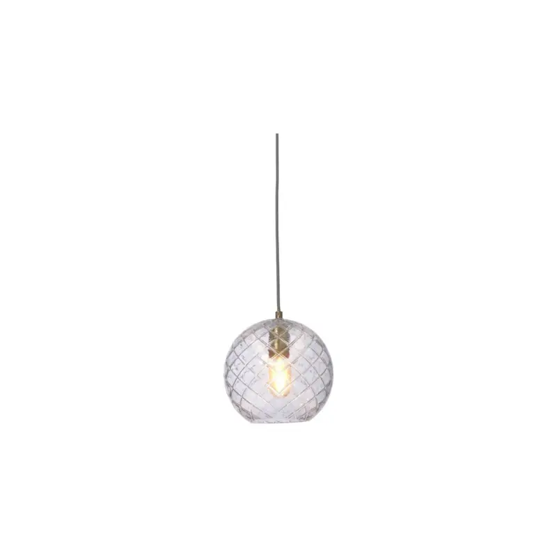 It's about RoMi Pendellampa Venice Glas Transparent | Passande för 1x E27 Trygg betalning