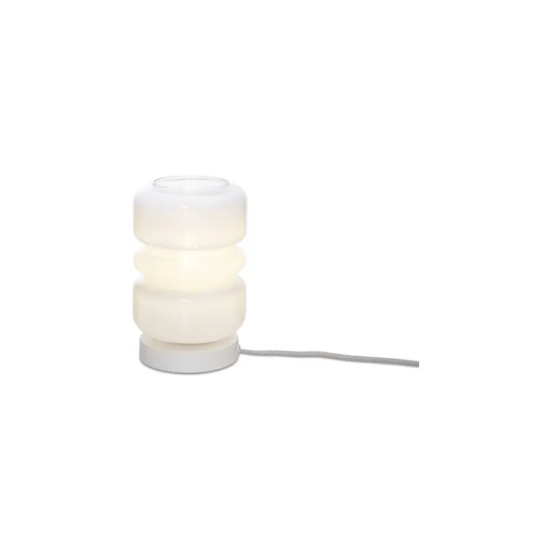 It's about RoMi Bordslampa Verona Glas Vit | Passande för 1x E27 Expressleverans