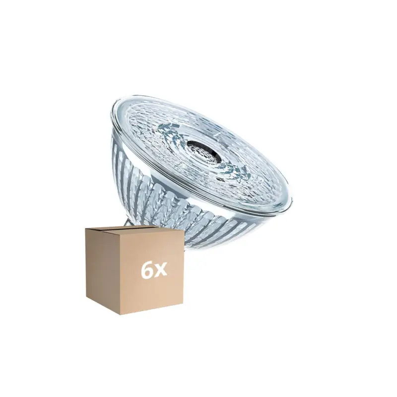 Reapris Flerpack 6x Osram Superstar LED GU5.3 Spot Klar5W 345lm - 927 Extra Varm Vit | Dimbar - Bästa Färgåtergivning - Ersättare 35W