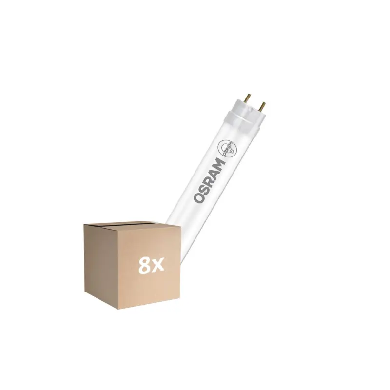 Expressleverans Flerpack 8x Osram LED Rör T8 (EM/Mains) Standard Output 5.4W 650lm - 840 Kallvit | 44cm - Ersättare 15W