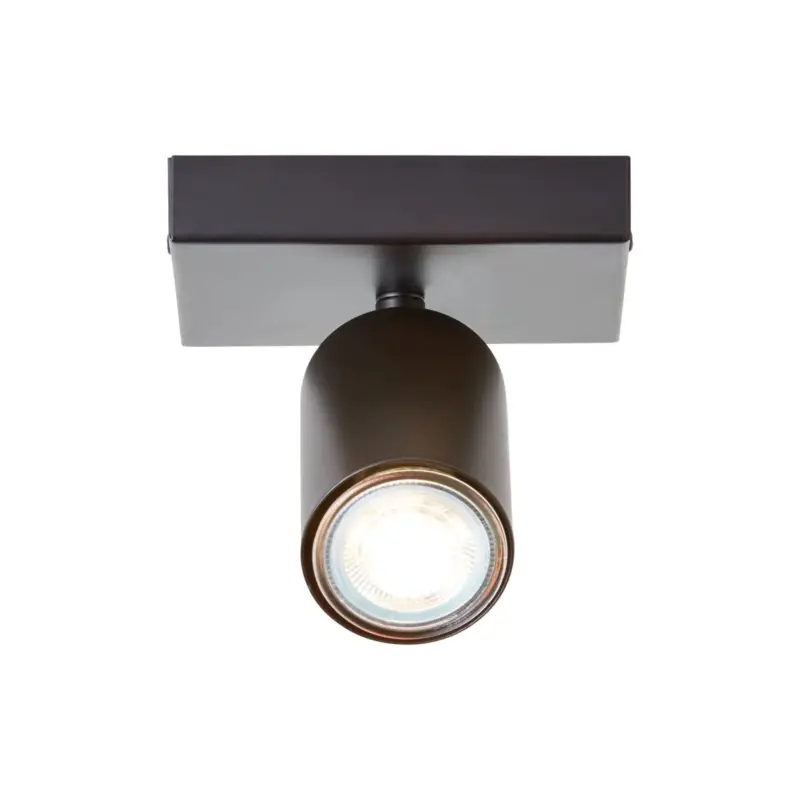 Köp online Brilliant Jello Taklampa Metall Matt Svart 4.5W 345lm - 830 Varm Vit | Inkl. 1x GU10