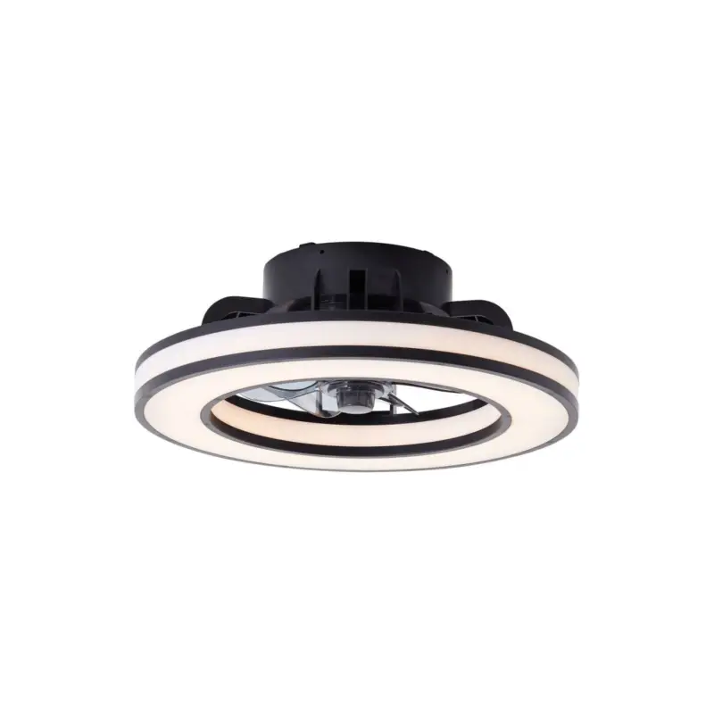 Erbjudande Brilliant Mondello Takfläkt Plast Svart 23W 3100lm - 827-865 CCT | 420mm - Fjärrkontroll Dimbar