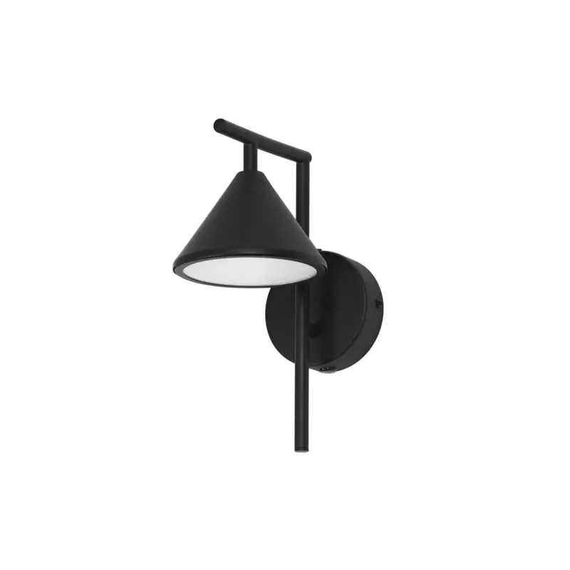 Begränsat erbjudande Ledvance LED Decor Vägglampa Fuji Svart 5W 180lm - 930 Varm Vit| Bästa Färgåtergivning